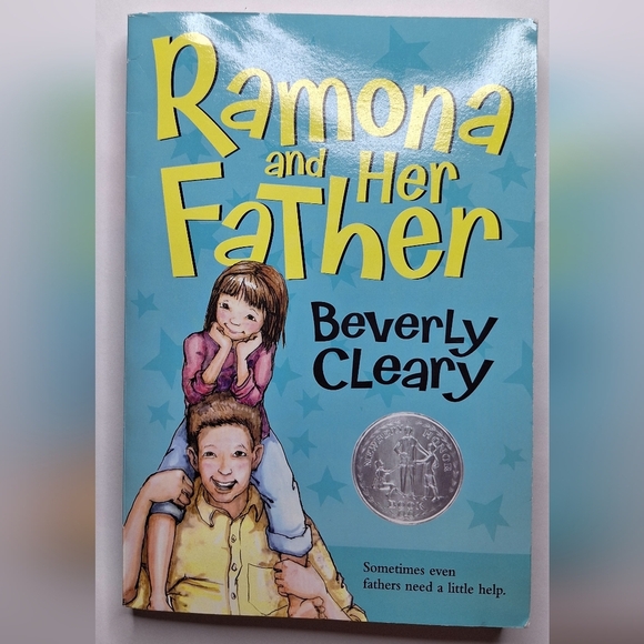 Harpercollins Other - Ramona and Her Father by Beverly Cleary - Blue Cover